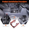 Bekantogy Car Central Control Gear Shift Panel Trim Cover Compatible