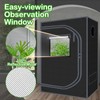 4x2 Grow Tent Plant Tent Dark Room, 600D Mylar Hydroponic