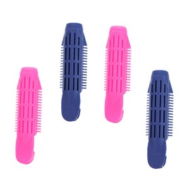 FRCOLOR 4pcs Multifunctional Hair Curlers Rollers Root Clips for Styling Waves Female for