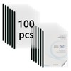 Hyuetrsa 100 Pack Clear Report Covers with Sliding Bars, Plastic