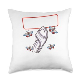 Spotted Lanternfly Trap Assassin Ninja Warrior Lantern Fly Throw Pillow