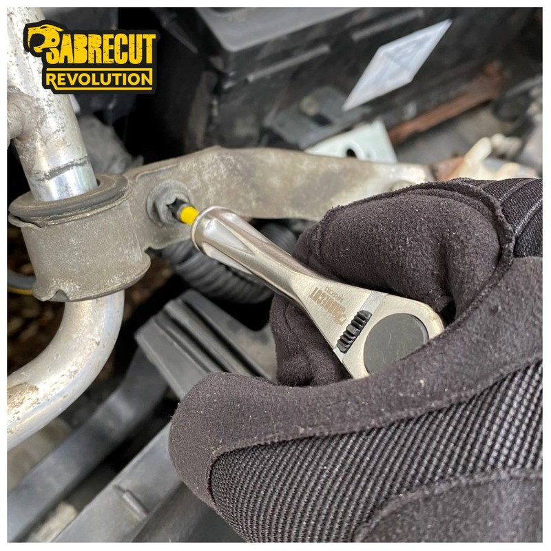 SabreCut 1 x MRSC03 Mini Micro Ratchet 1/4" Square 6.3mm