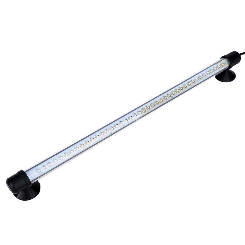 Aquarium Fish Tank 30 LEDs Light White Bar Submersible Waterproof