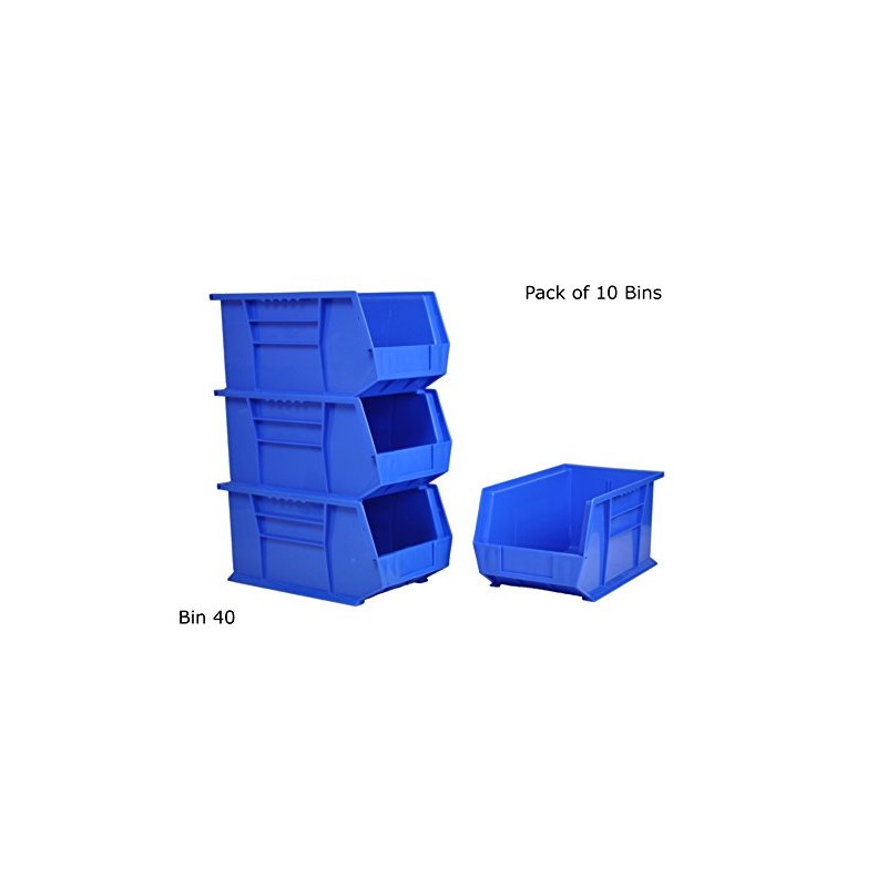 Pack of 10 x Rhino Tuff Bin40 Plastic Storage Parts