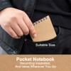 wavamawa Pocket Notebook,Small Notebooks 3x5 With Lined Pages,Small Notepad Mini