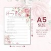 Twinkle & Twine Pink Floral Girl Baby Shower Games Bundle