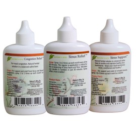 Natures Rite Sinus Trilogy™, 3 Bottle Package, 1.5 oz. (45 mL) Each – Portable, All-Natural Sinus Spray – Non-Addictive Relief for Allergy & Pollution Irritation – Moisturizes & Soothes Sinus Tissue