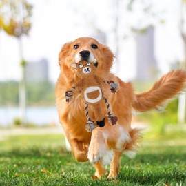 Cow Dog Toy - Interactive Dog Toys | Puppy Chew Interactive Toys, Rope Dog Toys for Puppies, Chew Fetch Brain Stimulating Toy, Tug of War Toys to Keep Them Busy