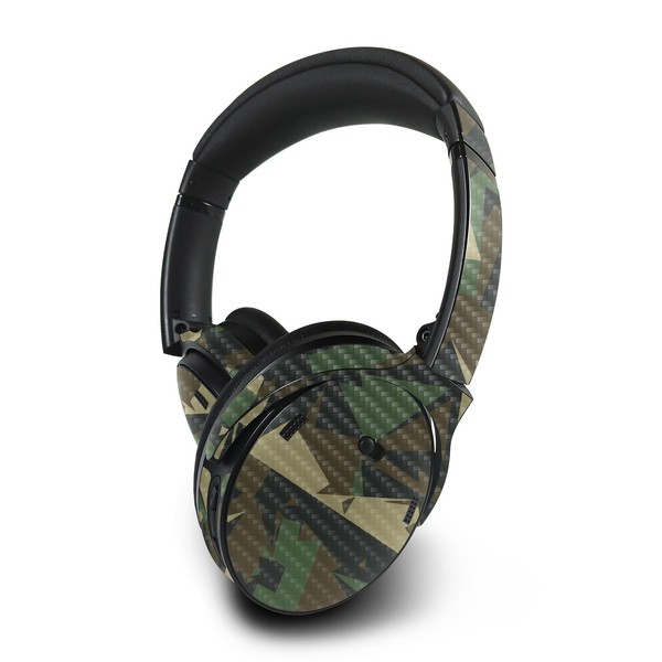 MightySkins Carbon Fiber Skin Compatible with Bose QuietComfort 45 Headphones