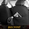 ED HARDY Car Seat Covers, Black Soft Short Plush &