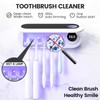 MIMORE Toothbrush Holder, 5 Toothbrush Slots & Timer Function, Cordless