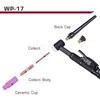 ARCCAPTAIN TIG Torch with High-Frequency Ignition, WP-17 Air-cooled Argon TIG