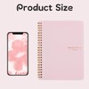 DOETYD Weekly Planner Pink 52 Page Undated A5 Notebook To