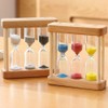 Creative 1/3/5 Minute Wooden Sand Glass Hourglass Timer - Small