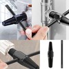 Yuentoen Screw Extractor Set, Double Head Screw Extractor 1/2 and