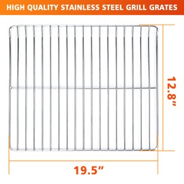 Hisencn Stainless Steel Cooking Grate for Masterbuilt Electric Smoker 30 Inch, 3 Pack 14.6" x 12.2" Grill Grate for Masterbuilt MB20071117 Smoker Grates Replacement Parts
