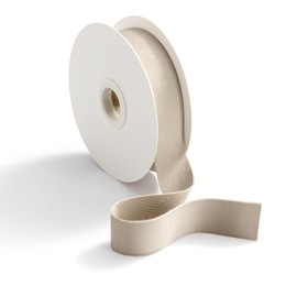 CHUQING Velvet Ribbon 9 Metres/Rolls 25 mm Decorative Ribbon Velvet Ribbon Gift Ribbon for Decorative Jewellery Ribbon Border Ribbon Light Brown