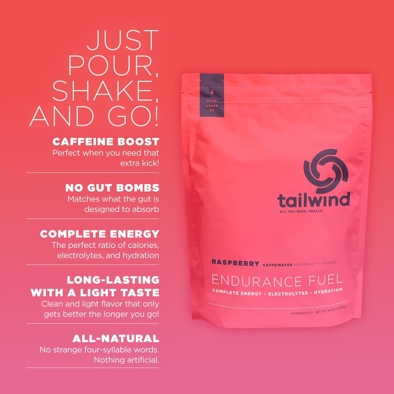 Tailwind Nutrition Endurance Fuel, Carbohydrate & Electrolyte Sports Drink Mix