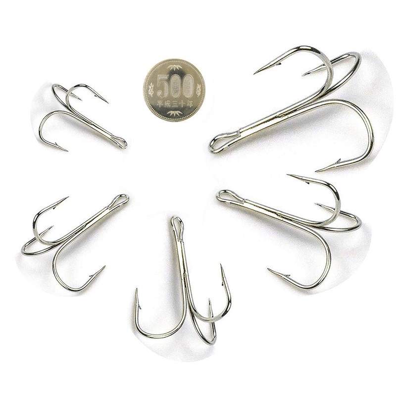 SHADDOCK Triple Hooks Treble Hooks Round Lure 3 Needle Big