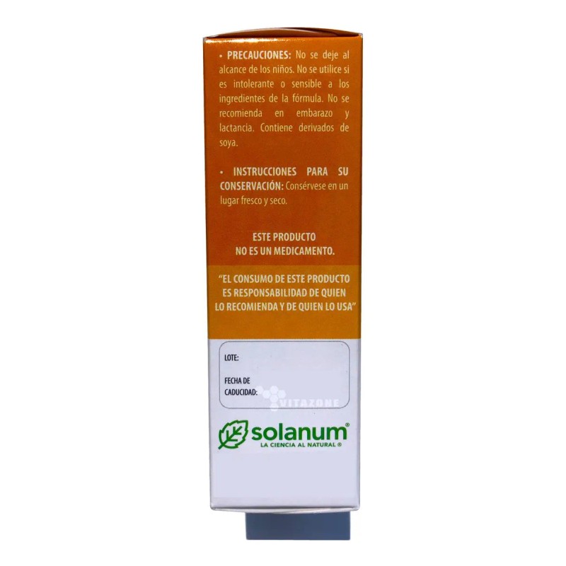 Vitamina Capsulas Solanum Perlacaps 500mg
