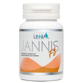 Linnia | Jannis Fit 30 Cápsulas Con Guaraná, Té Verde, L-Carnitina, Mango Africano y Enzimas Naturales | Apoyo a la Energía y Estilo de Vida Activo Su