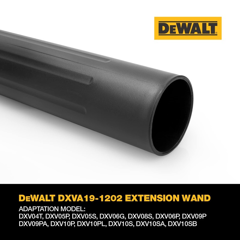 DeWalt DXVA19-1202 Extension Wand 1-7/8", Fit for DXV04T DXV05P DXV05S