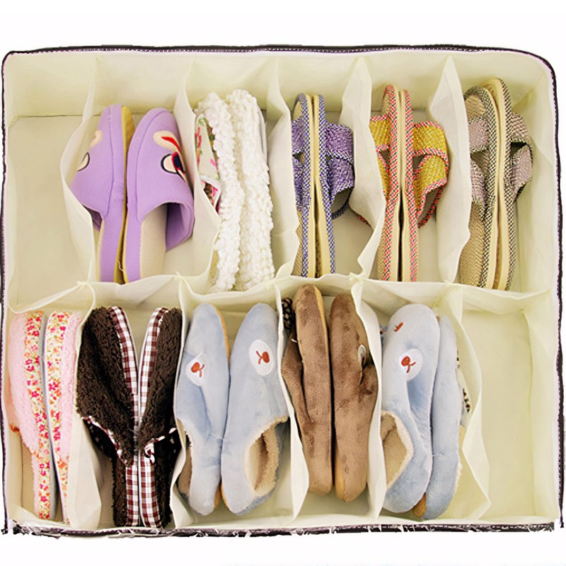 Retoo Underbed Storage Box for Shoes, Foldable Underbed Storage Boxes,