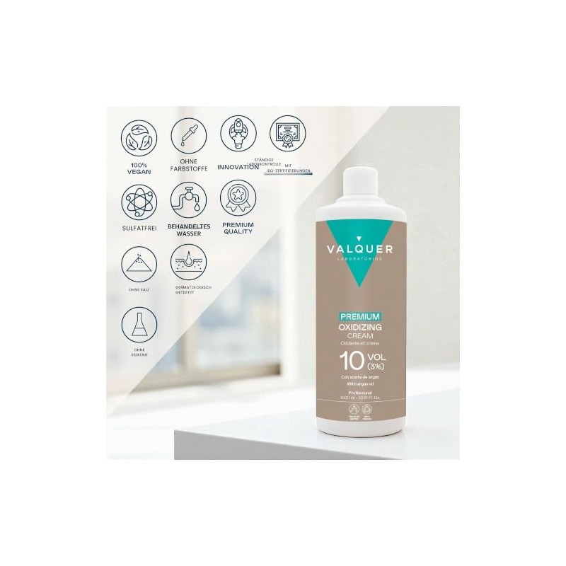 Valquer Premium Hydrogen Peroxide 10 Vol. 3% Stabilised Cream |