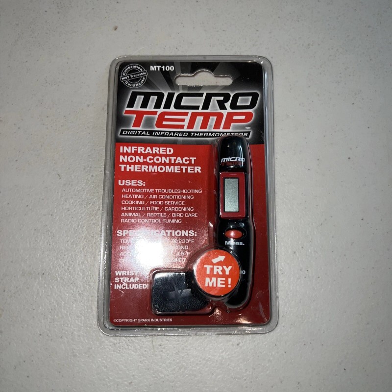 Microtemp Micro Temp Digital Infrared Thermometers MT-100 Outboard FACTORY SEALED