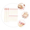 Mikinona 100Pcs Bamboo Ear Wax Removal Tools Natural Handcrafted Ear