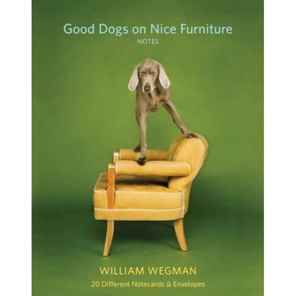 Good Dogs on Nice Furniture Notes: 20 Different Notecards & Envelopes (William Wegman Photography Stationery, Weimaraner Gifts)