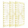 WhisperDream Acrylic Sewing Ruler - 3 Pack Yellow Quilting Rulers