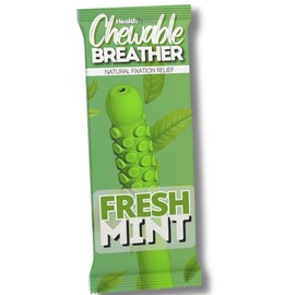 Essential Oil Aromatherapy Chew Fidget Toy Puffer to Calm Cravings Reduce Stress Smell or Puff:_Fresh Mint 1 Pack