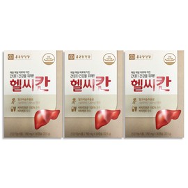 Chong Kun Dang Healthykan Milk Thistle 3 boxes, 3 month supply (750mg x 30 tablets) Liver vitality and liver health / 종근당 헬씨칸 밀크씨슬 3박스 3개월분 (750mg x 30정) 간활력 간건강