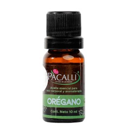 Aceite Escencial de Orégano 100% Puro | Lippia graveolens | 10 ml | Aromaterapia y Uso Cosmético con Dilución | PACALLI