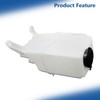 Windshield Washer Fluid Reservoir White with Pump and Sensor Hole