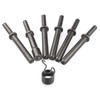 7 Pcs Air Hammer Rivet Bit Set, Dele 0.401 Shank