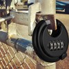 Guliffen Combo Lock 4 Digit Heavy Duty Discus Padlock for
