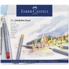 FABER-CASTELL Goldfer Watercolour Pencils with Metal Case of 24