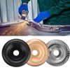 2Pcs 4'' Grinder Wheel Disc Wood Shaping Wheel Wood Grinding