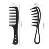 large tooth comb,2 Pcs Wide Tooth Comb Wide Tooth Curl