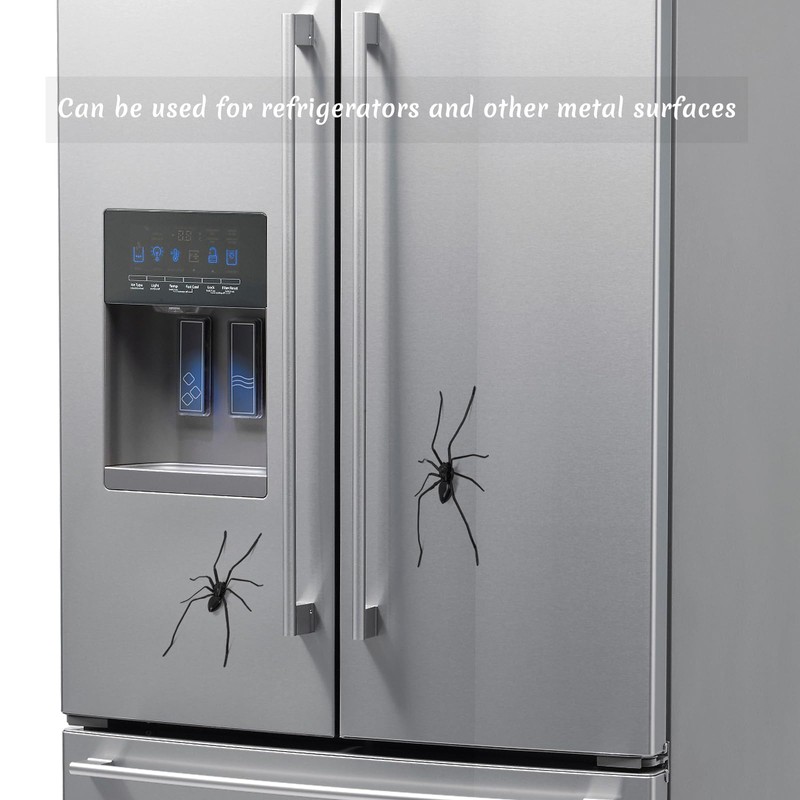Spider Fridge Magnets, 3D Spider Magnet, Spooky Spiders Strong Fridge