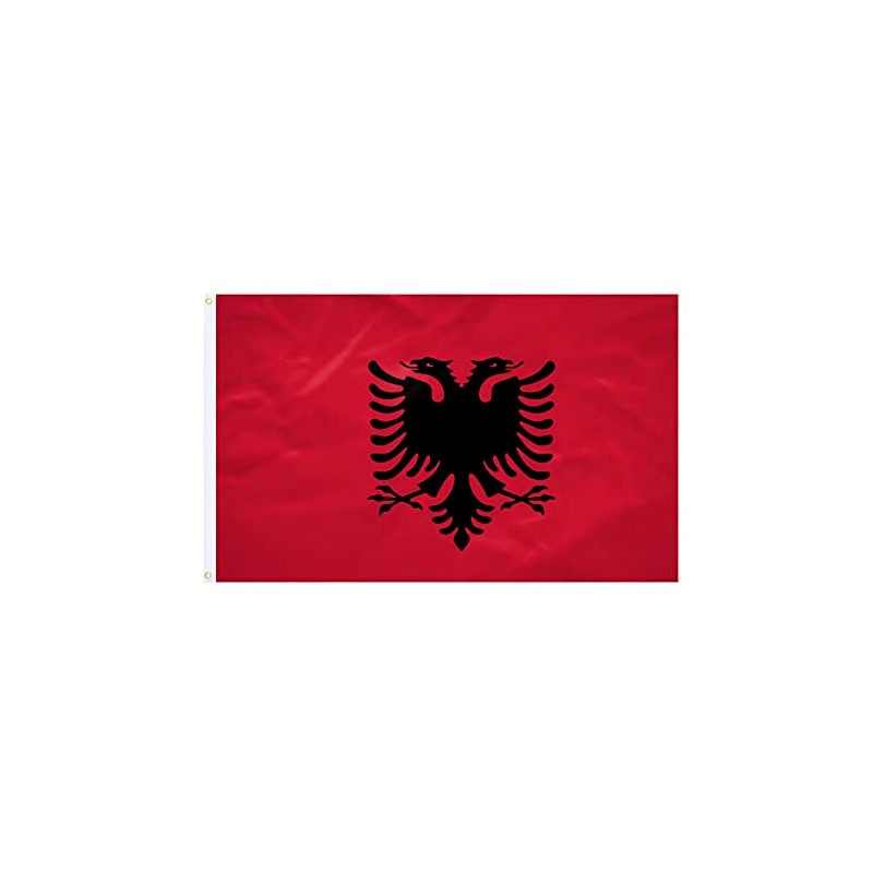 Albania Flag - 90 x 150 cm - Reinforced Fabric