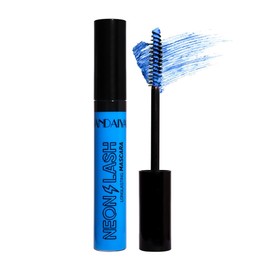 Blau-Colorful Fluorescent Mascaras Makeup, Volumizing & Lengthening Mascara for Eyelashes Waterproof Long-lasting Charming, Cruelty Free Vegan Eye Makeup