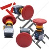 APIELE 22mm Red Φ60 Mushroom Emergency Stop Push Button Switch