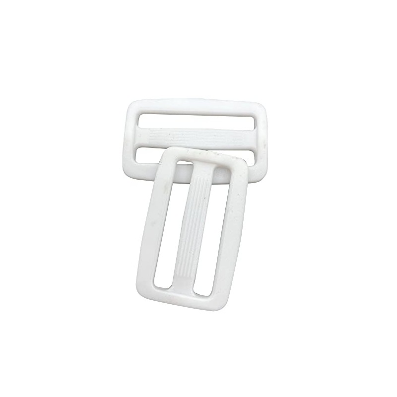 Multi-Size Straps Webbing Slide Triglides Slider SORTUMOLA White Plastic Slide