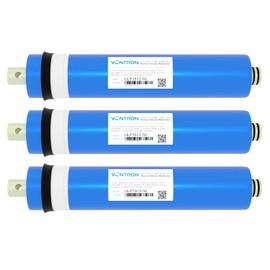 Membrane 50 GPD Pack of 3 Vontron Membrane Filter Replacement Filter Water Filter for Reverse Osmosis Systems with 10 Inch x 2.5 Inch Membrane Housing