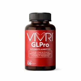 GLPro Suplemento Nutricional con Proteína de Leche Fermentada, MCT, Glucomanano y Quercetina, 120 Capsulas