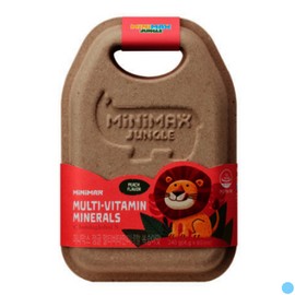 Mini Max Jungle Children's Multivitamin Peach Flavor 60 Gummies / 미니막스 정글 어린이 멀티비타민 복숭아맛 60구미