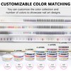 Upgraded Nail Polish Display Book 300 Colors, Professional Nail Color